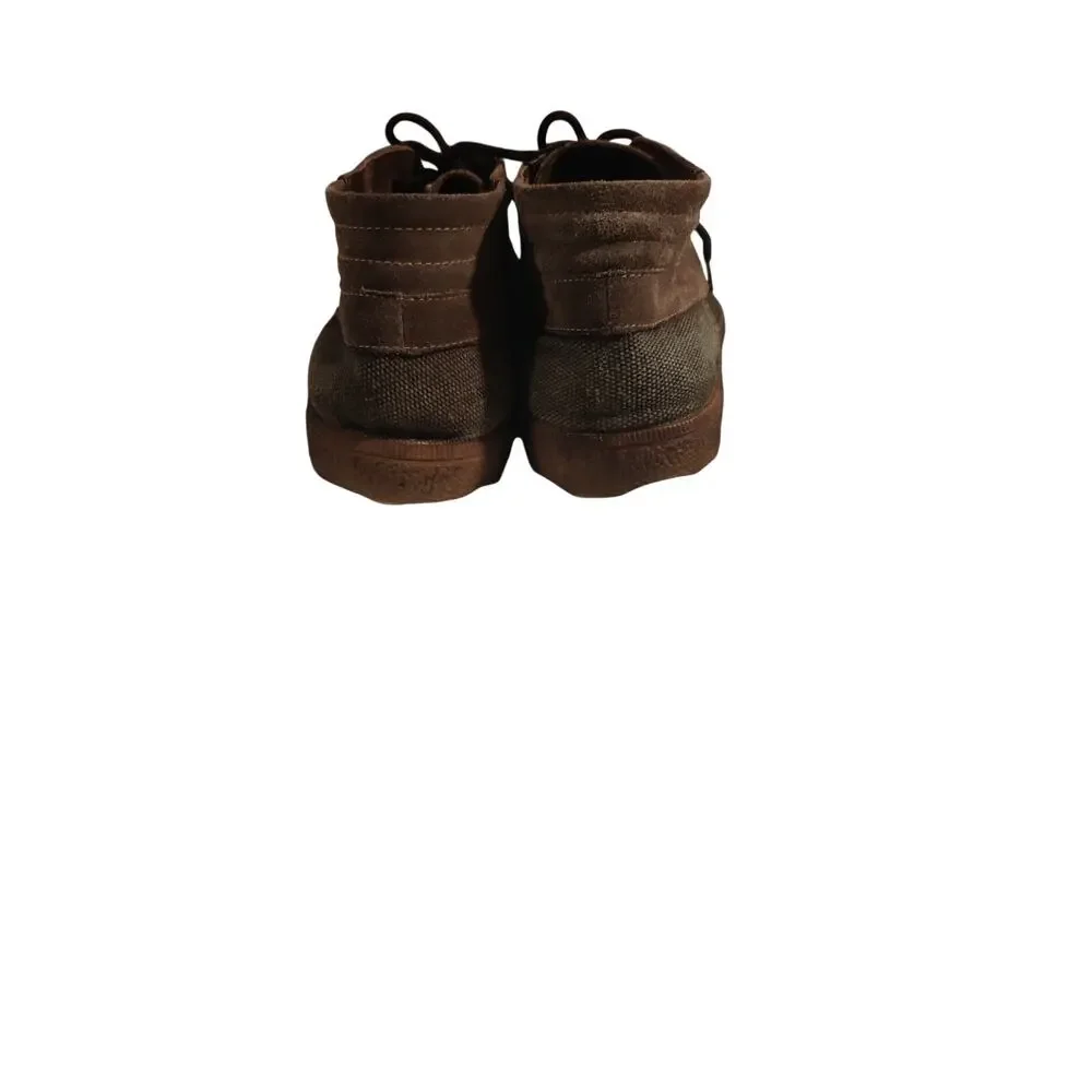 GRAY Saks Fifth Avenue Brown Suede Chukka Boots Size 10M Outdoors Old Money